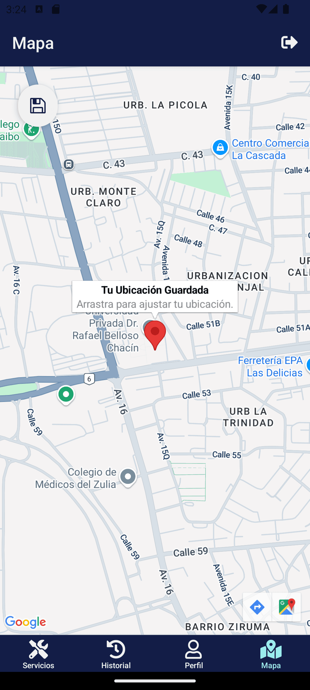 Ubicación Precisa