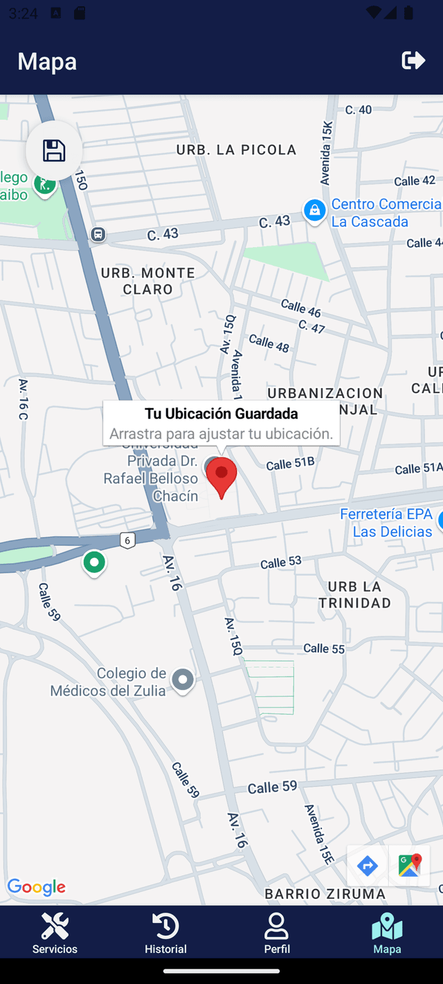 Ubicación App